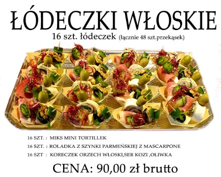 Lodeczki catering krakow